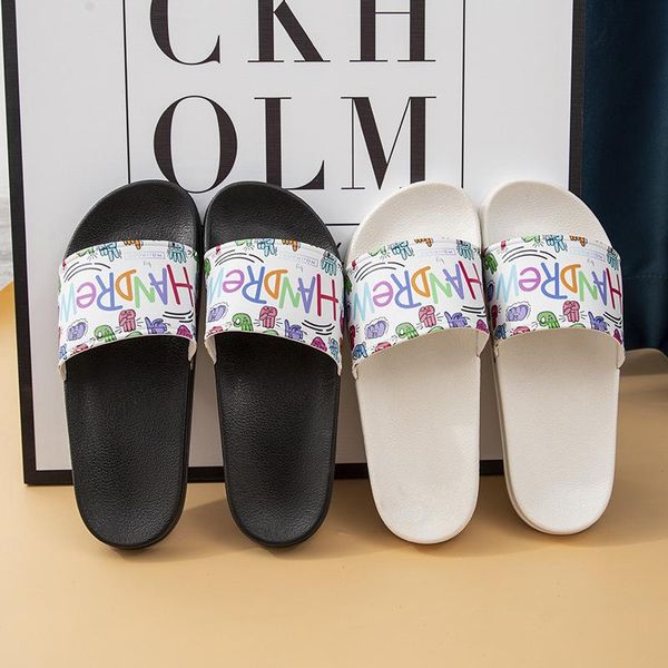 slippers summer couple sandals men wear korean home bathroom student fashion all-match beach shoes, Black
slippers summer couple sandals men wear korean home bathroom student fashion all-match beach shoes, Black