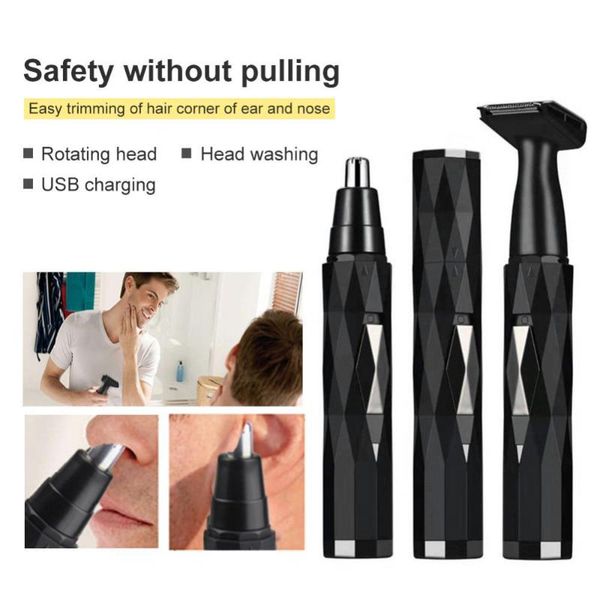 electric nose & ear trimmers usb rechargeable hair trimmer cutter for men shaver eyebrow haircut groomer device
electric nose & ear trimmers usb rechargeable hair trimmer cutter for men shaver eyebrow haircut groomer device