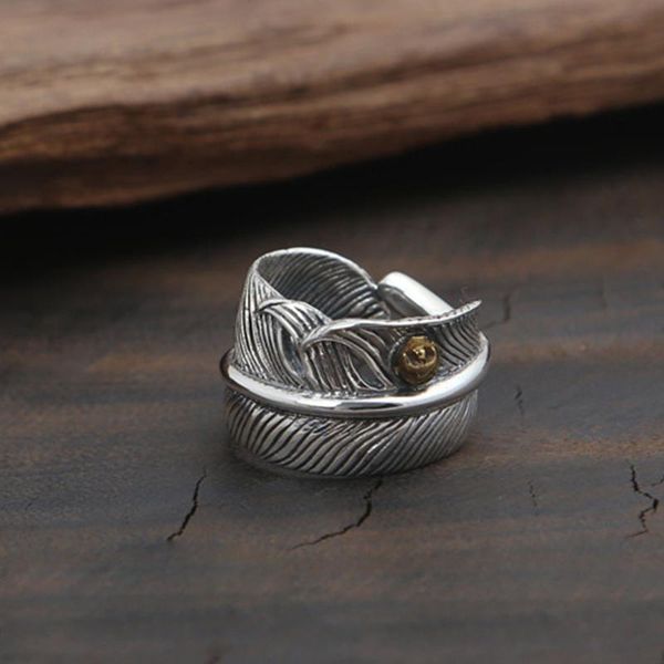 cluster rings 100% pure 925 sterling silver jewelry takahashi goros ring feathers opening for men and women birthday gift, Golden;silver
cluster rings 100% pure 925 sterling silver jewelry takahashi goros ring feathers opening for men and women birthday gift, Golden;silver