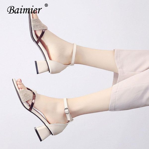 fashion women thick high heeled sandals open toe gladiator straight-line buckle office ladies casual shoes, Black
fashion women thick high heeled sandals open toe gladiator straight-line buckle office ladies casual shoes, Black