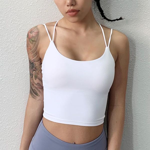 sport bra cross back women running solid double layer with chest pad yoga sleeveless shirts indoor activity fitness wear outfit
sport bra cross back women running solid double layer with chest pad yoga sleeveless shirts indoor activity fitness wear outfit
