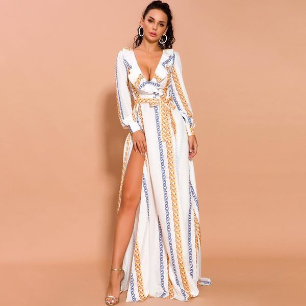 casual dresses fashion white chiffon dress bohemia print summer long woman for women donsignet, Black;gray
casual dresses fashion white chiffon dress bohemia print summer long woman for women donsignet, Black;gray