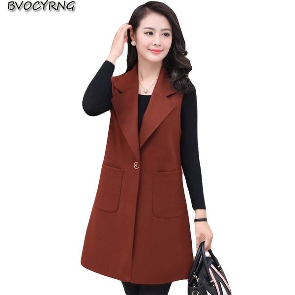 women's vests suit vest female spring autumn 2021 plus size women sleeveless clothing casual solid color long outerwear 5xl a1023, Black;white
women's vests suit vest female spring autumn 2021 plus size women sleeveless clothing casual solid color long outerwear 5xl a1023, Black;white