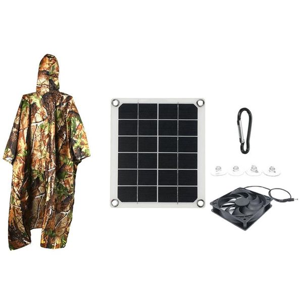 raincoats 1 set outdoor three-in-one raincoat multi-purpose backpack & 5v10w waterproof solar exhaust fan
raincoats 1 set outdoor three-in-one raincoat multi-purpose backpack & 5v10w waterproof solar exhaust fan