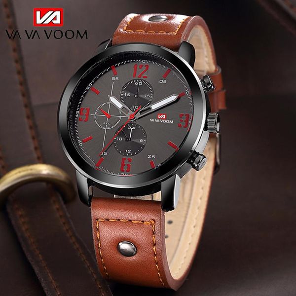 wristwatches vava voom mens watches men leather sports men's quartz digital clock waterproof military wrist watch, Slivery;brown
wristwatches vava voom mens watches men leather sports men's quartz digital clock waterproof military wrist watch, Slivery;brown