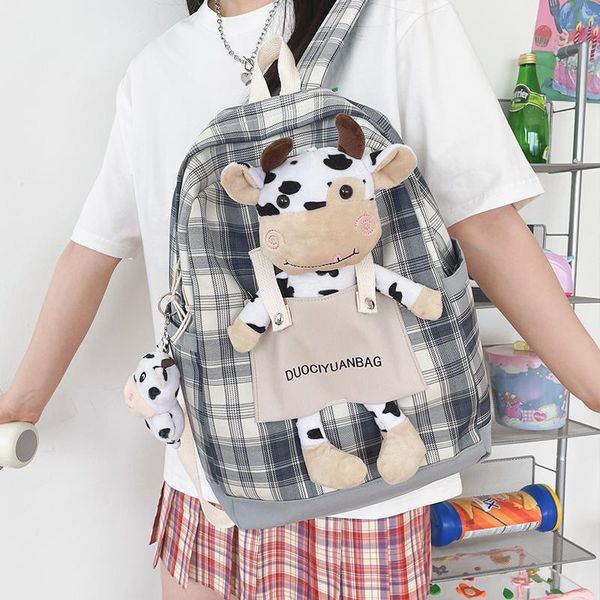 women's plaid backpack for teenage girls canvas school backpacks 7 grade mochila female anti theft travel rucksacks bags
women's plaid backpack for teenage girls canvas school backpacks 7 grade mochila female anti theft travel rucksacks bags