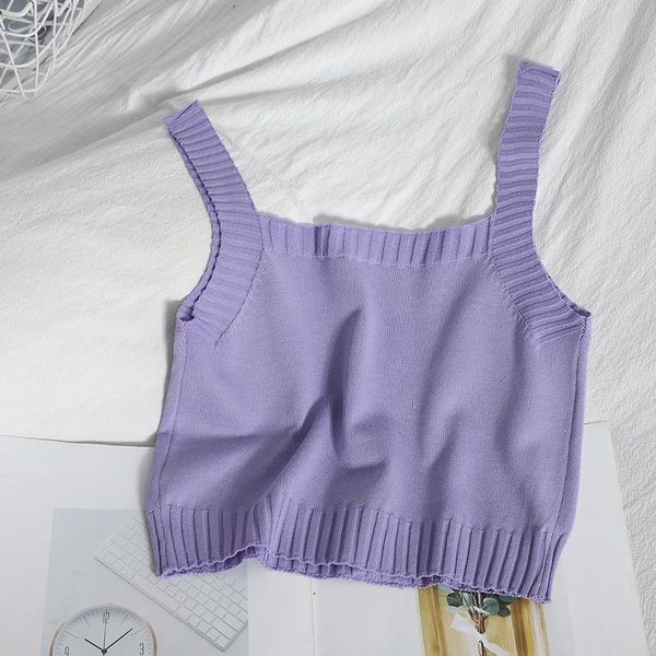 women's tanks & camis heliar spring 2021 women slim knitted tank cropped female camisole korean patchwork y2k, White
women's tanks & camis heliar spring 2021 women slim knitted tank cropped female camisole korean patchwork y2k, White