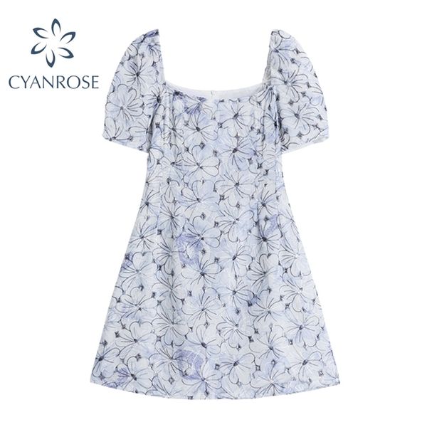 short sleeve elegant women's crop dress high waist slim floral print square collar rok dresses party club ulzzang boho vestidos 210430, Black;gray
short sleeve elegant women's crop dress high waist slim floral print square collar rok dresses party club ulzzang boho vestidos 210430, Black;gray