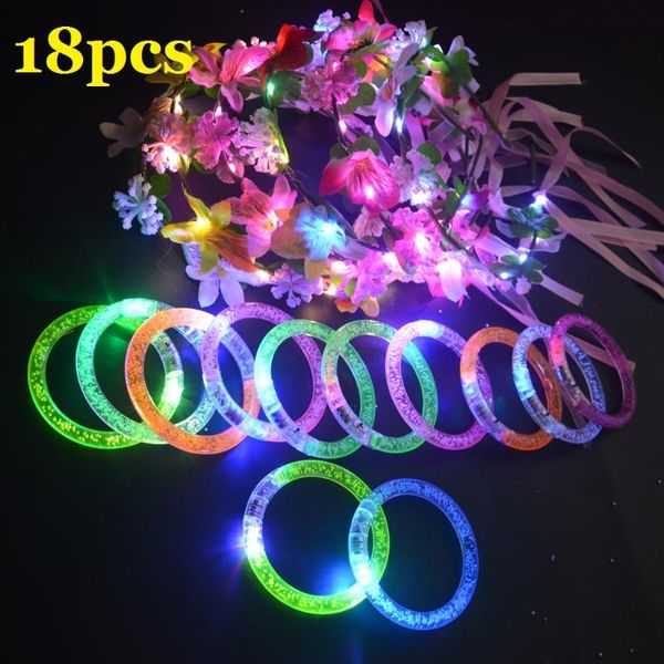 party decoration glow in the dark birthday wedding led light up blinking supplies,12pcs bracelet and 6pcs flower wreath
party decoration glow in the dark birthday wedding led light up blinking supplies,12pcs bracelet and 6pcs flower wreath