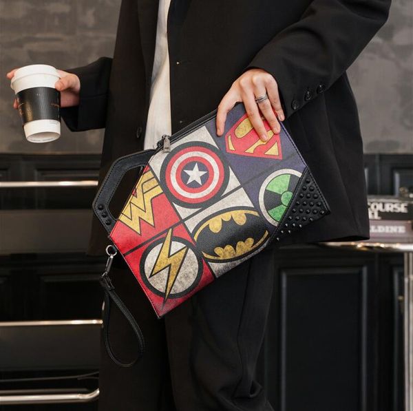 factory wholesale brand men shoulder bag personalized rivet punk handbag street trend printed messenger bags outdoor leisure leather handbag
factory wholesale brand men shoulder bag personalized rivet punk handbag street trend printed messenger bags outdoor leisure leather handbag
