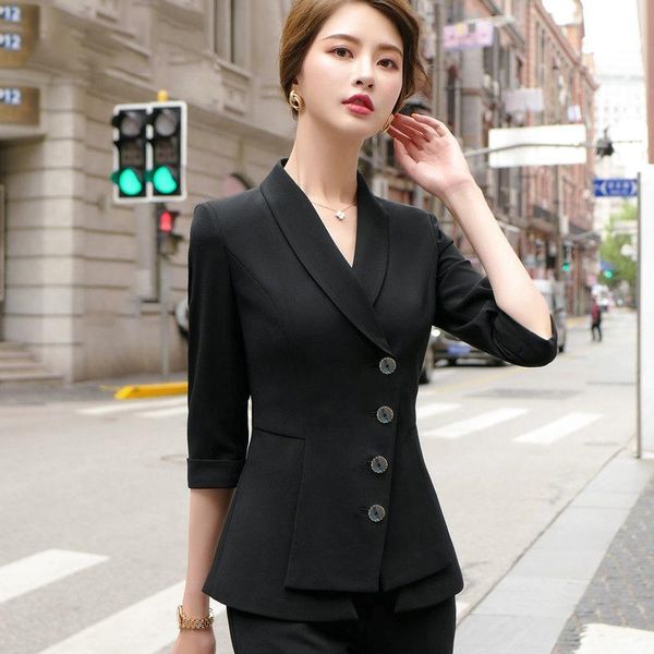 women's suits & blazers plus size coats 2021 autumn cotton blend irregular single breasted small jackets ladies skinny blazer suit, White;black
women's suits & blazers plus size coats 2021 autumn cotton blend irregular single breasted small jackets ladies skinny blazer suit, White;black
