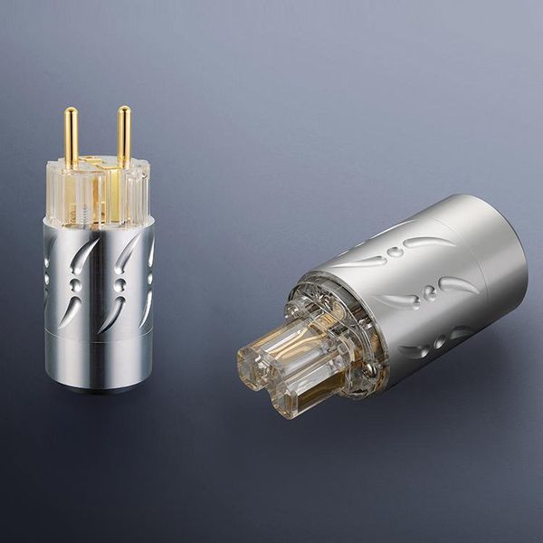 smart power plugs pair viborg ve512g+vf512g aluminium pure copper gold plated eu schuko plug +iec female
smart power plugs pair viborg ve512g+vf512g aluminium pure copper gold plated eu schuko plug +iec female