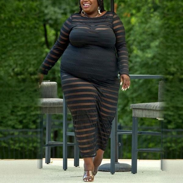 casual dresses plus size black transparent dress full sleeve v neck bodycon ankle length see throught oversized evening night club, Black;gray
casual dresses plus size black transparent dress full sleeve v neck bodycon ankle length see throught oversized evening night club, Black;gray