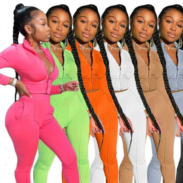 womens tracksuits casual sportsuit women two pieces set front zipper short coat long pants with pocket has stretch autumn clothes, Gray
womens tracksuits casual sportsuit women two pieces set front zipper short coat long pants with pocket has stretch autumn clothes, Gray