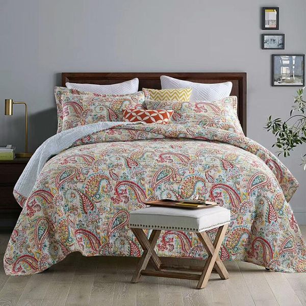 comforters & sets chausub quality paisley bedspread quilt set 3pcs washed cotton quilts quilted bed cover pillowcase king queen size coverle
comforters & sets chausub quality paisley bedspread quilt set 3pcs washed cotton quilts quilted bed cover pillowcase king queen size coverle