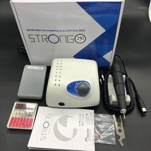 35000rpm electric nail drill machine strong 210 model 204 handpiece manicure pedicure file bit art equipment1
35000rpm electric nail drill machine strong 210 model 204 handpiece manicure pedicure file bit art equipment1