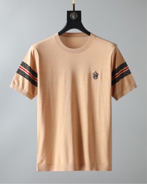 luxury brand t shirt and polos men's summer knitted thin b family short sleeve t-shirt slim fit black youth solid casual men's, White
luxury brand t shirt and polos men's summer knitted thin b family short sleeve t-shirt slim fit black youth solid casual men's, White
