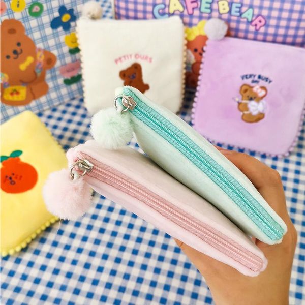 cosmetic bags & cases cute bear travel bag sanitary pad pouch plush ball lace napkin towel receiving beauty case for teenager girls
cosmetic bags & cases cute bear travel bag sanitary pad pouch plush ball lace napkin towel receiving beauty case for teenager girls