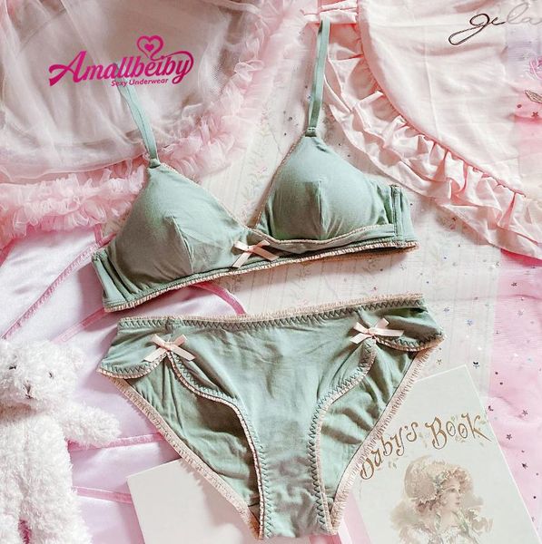 bras sets cute french retro wireless bra set japanese underwear young girl anime bowknot lolita kawaii & panties, Red;black
bras sets cute french retro wireless bra set japanese underwear young girl anime bowknot lolita kawaii & panties, Red;black
