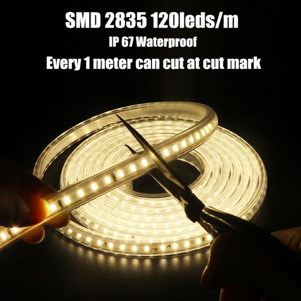 strips 220v led strip waterproof ip67 120leds/m outdoor ribbon rope white/warm white 2835 light +eu switch plug
strips 220v led strip waterproof ip67 120leds/m outdoor ribbon rope white/warm white 2835 light +eu switch plug