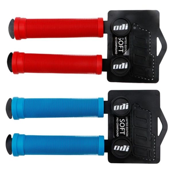 bike handlebars &components odi 2 pair mtb handlebar grips silicone shockproof grip cover xc/am folding accessories red & light blue
bike handlebars &components odi 2 pair mtb handlebar grips silicone shockproof grip cover xc/am folding accessories red & light blue