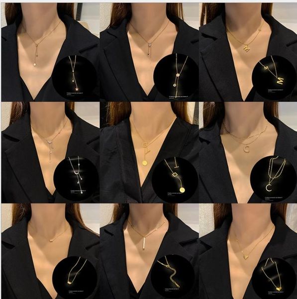chains 10 pcs titanium fritillaria necklace personality korean temperament clavicle chain waist pendant factory direct female, Silver
chains 10 pcs titanium fritillaria necklace personality korean temperament clavicle chain waist pendant factory direct female, Silver