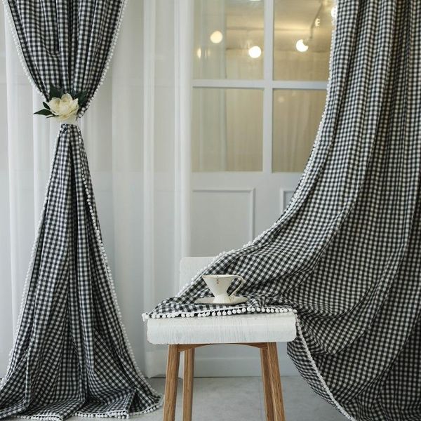 cotton linen tassel curtains black white plaid window hanging blackout drop scene for living room bedroom home textiles curtain & drapes
cotton linen tassel curtains black white plaid window hanging blackout drop scene for living room bedroom home textiles curtain & drapes