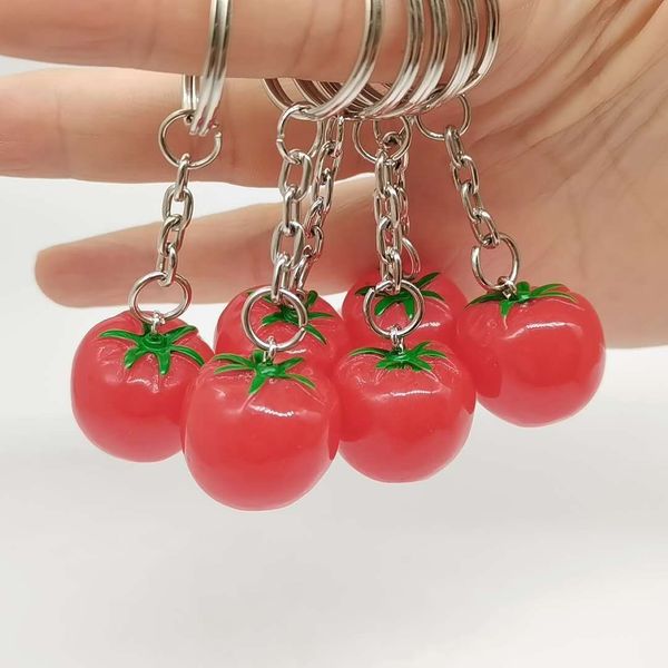 2021 fashion keychain creative simulation resin tomato key chain bag pendant activity gift, Silver
2021 fashion keychain creative simulation resin tomato key chain bag pendant activity gift, Silver