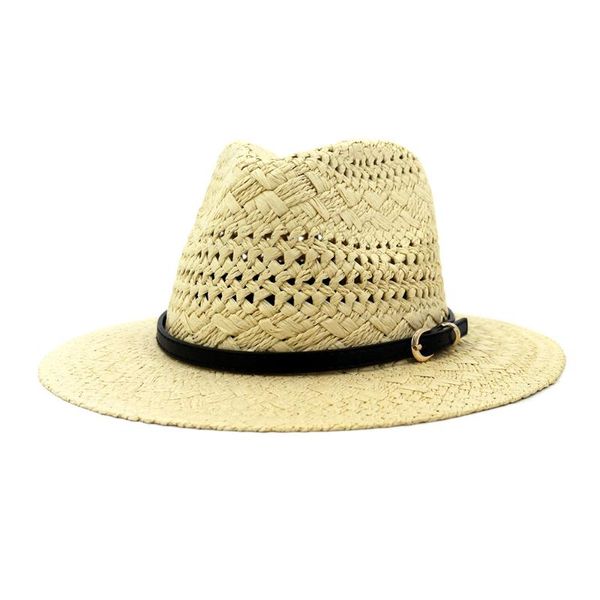wide brim hats summer classics men panama jazz vintage straw hat outdoor sunshade fashion solid fedora sun caps, Blue;gray
wide brim hats summer classics men panama jazz vintage straw hat outdoor sunshade fashion solid fedora sun caps, Blue;gray