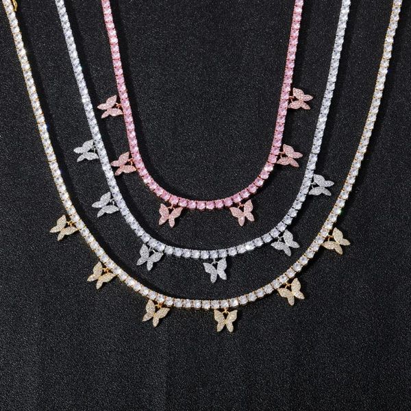 chokers butterfly chain 4mm tennis choker necklace iced out cubic zircon bling hip hop charm jewelry for men women wholesale, Golden;silver
chokers butterfly chain 4mm tennis choker necklace iced out cubic zircon bling hip hop charm jewelry for men women wholesale, Golden;silver