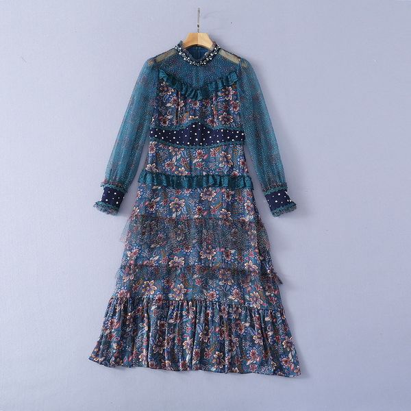 casual dresses european and american women's clothing spring long sleeve stapled diamond stand collar lace splicing printing dress fh9q, Black;gray
casual dresses european and american women's clothing spring long sleeve stapled diamond stand collar lace splicing printing dress fh9q, Black;gray