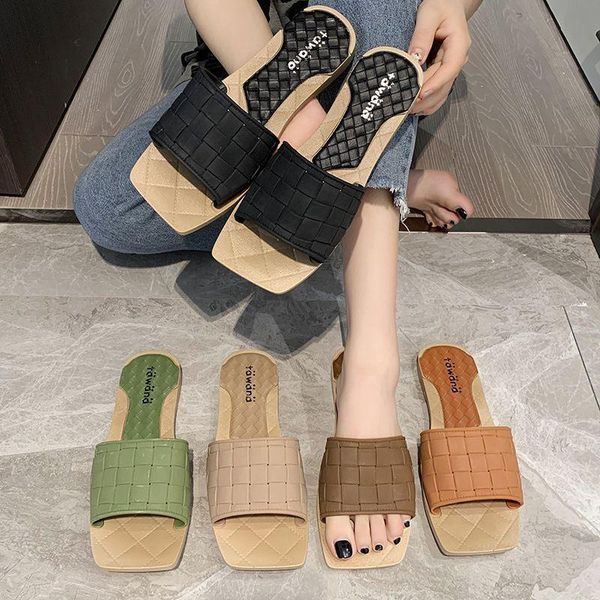 combined flat woven beach slippers ladies korean fashion casual plus size shoes woman women, Black
combined flat woven beach slippers ladies korean fashion casual plus size shoes woman women, Black