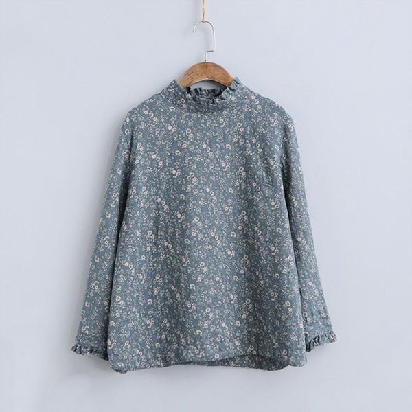 johnature vintage t-shirts 2021 casual cotton long sleeve female print floral spring o-neck loose women cloths chinese style women's t-, White
johnature vintage t-shirts 2021 casual cotton long sleeve female print floral spring o-neck loose women cloths chinese style women's t-, White