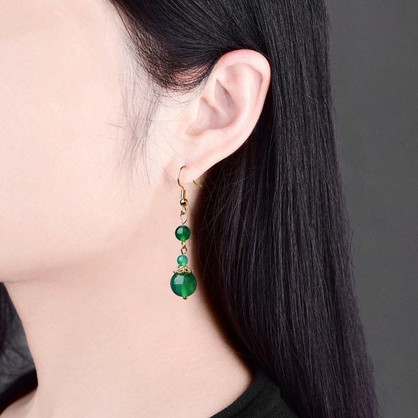 dangle & chandelier classical fashion simplicity temperamental green onyx pendant earrings vintage comfortable color retaining copper eardro, Silver
dangle & chandelier classical fashion simplicity temperamental green onyx pendant earrings vintage comfortable color retaining copper eardro, Silver