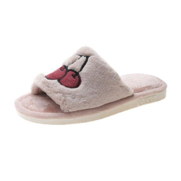 slippers fruit cotton women's bag heel thick autumn and winter indoor household lovers lovely plush, Black
slippers fruit cotton women's bag heel thick autumn and winter indoor household lovers lovely plush, Black