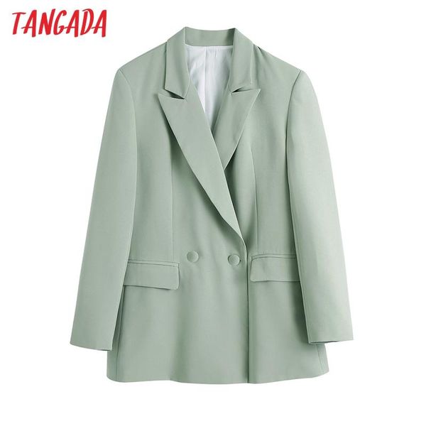 tangada women double breasted solid blazers coat 2021 fashion vintage long sleeve pockets female outerwear chic be513 women's suits &, White;black
tangada women double breasted solid blazers coat 2021 fashion vintage long sleeve pockets female outerwear chic be513 women's suits &, White;black