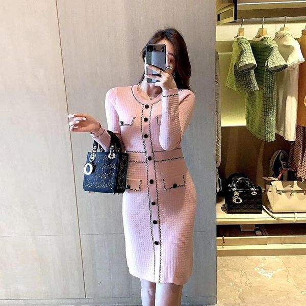 knitted bodycon dress elegant sweater women 2021 autumn winter o-neck long sleeve short mini sheath vestidos casual dresses, Black;gray
knitted bodycon dress elegant sweater women 2021 autumn winter o-neck long sleeve short mini sheath vestidos casual dresses, Black;gray