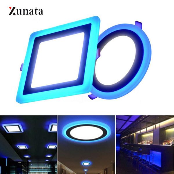 double color led panel light 6w 9w 16w 24w round square ceiling lamp ac175-265v indoor recessed downlight lights
double color led panel light 6w 9w 16w 24w round square ceiling lamp ac175-265v indoor recessed downlight lights