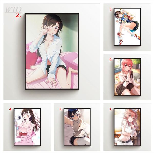 paintings anime posters rent a girlfriend chizuru mami sumi ruka canvas painting pos for children's room wall decor art home
paintings anime posters rent a girlfriend chizuru mami sumi ruka canvas painting pos for children's room wall decor art home