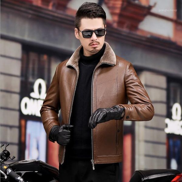 mens leather jacket motorcycle coat men jackets lapel large size straight clothes business casual jaqueta de couro fashion brown men's, Black
mens leather jacket motorcycle coat men jackets lapel large size straight clothes business casual jaqueta de couro fashion brown men's, Black