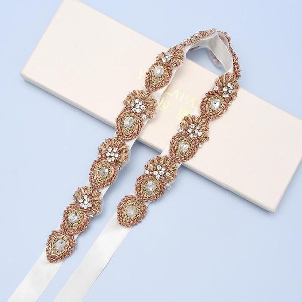 wedding sashes trixy s436 rose gold bridal belt beaded rhinestone formal dress belts for women prom, White
wedding sashes trixy s436 rose gold bridal belt beaded rhinestone formal dress belts for women prom, White