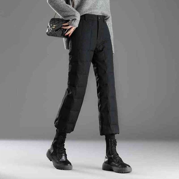 thick down cotton high waist womens capris warm winter feather plus size casual pant trousers, Black;white
thick down cotton high waist womens capris warm winter feather plus size casual pant trousers, Black;white