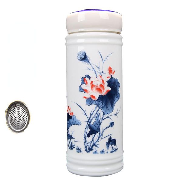water bottles ceramic vacuum cup for men and women double tea with lid blue white porcelain liner keep warm gift
water bottles ceramic vacuum cup for men and women double tea with lid blue white porcelain liner keep warm gift