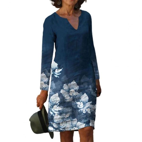 casual dresses women dress 2021 v-neck long sleeve midi autumn floral print a-line party streetwear, Black;gray
casual dresses women dress 2021 v-neck long sleeve midi autumn floral print a-line party streetwear, Black;gray