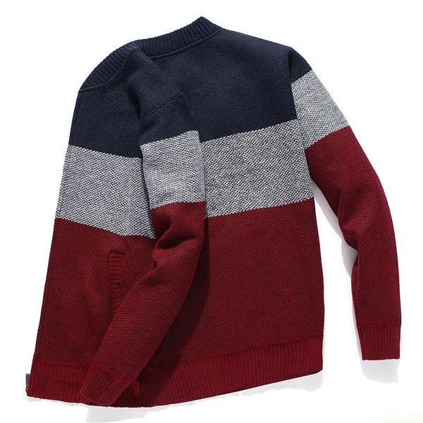 men's sweaters autumn and winter plus velvet thick knitted cardigan zipper jacket baseball collar, White;black
men's sweaters autumn and winter plus velvet thick knitted cardigan zipper jacket baseball collar, White;black