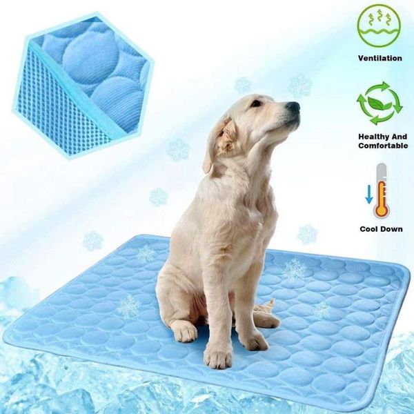 kennels & pens pet dog cooling mat ice silk breathable blanket for bed house summer washable pad small medium large dogs
kennels & pens pet dog cooling mat ice silk breathable blanket for bed house summer washable pad small medium large dogs