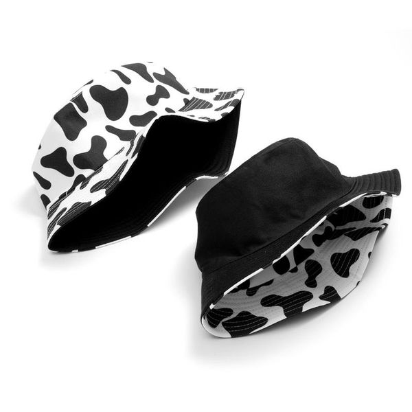 fashion reversible black white cow pattern bucket hats fisherman caps for women cute lady girl summer panama sun hat wide brim, Blue;gray
fashion reversible black white cow pattern bucket hats fisherman caps for women cute lady girl summer panama sun hat wide brim, Blue;gray