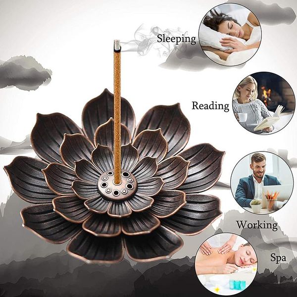 3-in-1 brass incense stick holder 5 holes lotus burners holders detachable canq889 fragrance lamps
3-in-1 brass incense stick holder 5 holes lotus burners holders detachable canq889 fragrance lamps