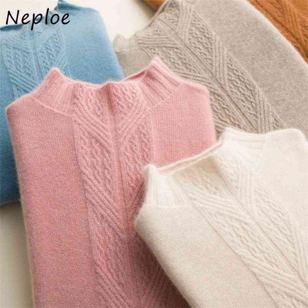 autumn winter sweater women cashmere half turtleneck long sleeve pullovers femme solid warm lady jumper 1f266 210422, White;black
autumn winter sweater women cashmere half turtleneck long sleeve pullovers femme solid warm lady jumper 1f266 210422, White;black
