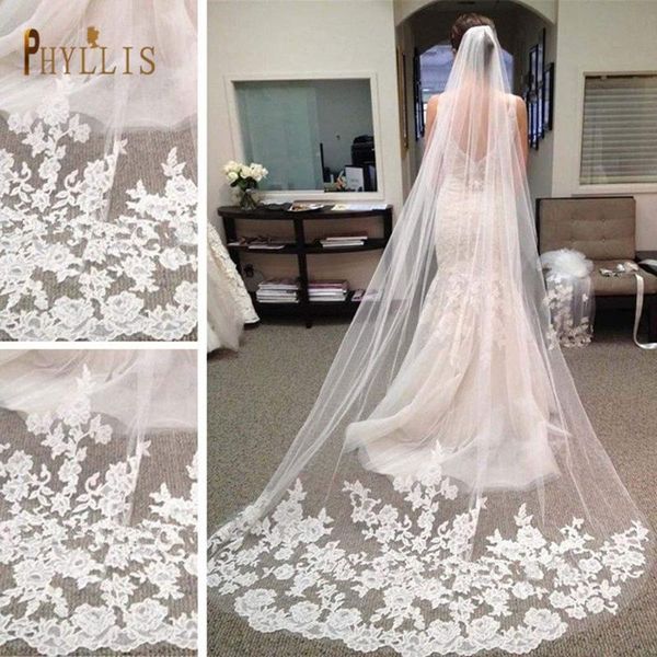 bridal veils b54 cathedral wedding veil with comb 3 meters long 1 layer white embroidery flower accessories, Black
bridal veils b54 cathedral wedding veil with comb 3 meters long 1 layer white embroidery flower accessories, Black